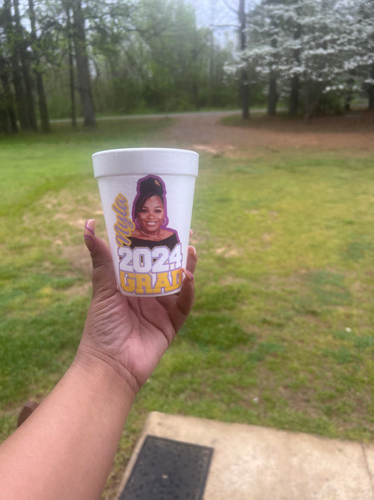 Personalized styrofoam cups (10)