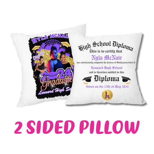 Graduation pillow