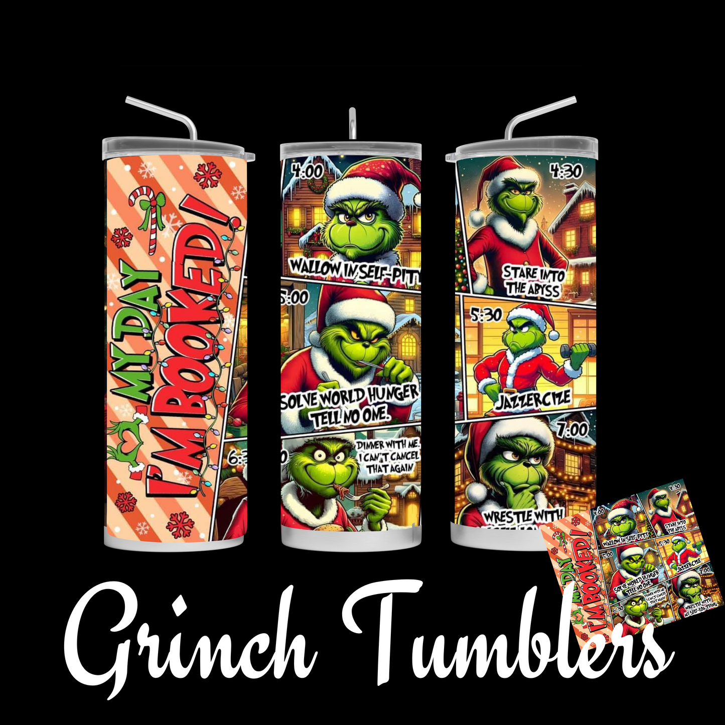 Grinch Tumblers