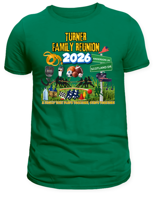 2026 Family Reunion Shirts